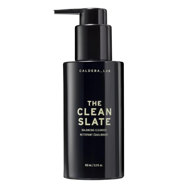 Caldera + Lab The Clean Slate | Men’s Organic Foaming Facial Cleanser for Dry, Sensitive, & Normal Skin – Vegan, Natural & Antioxidant Packed Exfoliating Face Wash