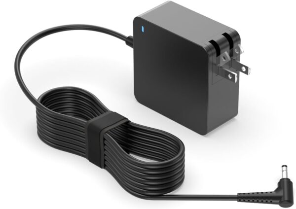 Charger for Lenovo Laptop – Ideapad 3 1 5 S340 S145 330 320 310, Flex 5, V14 V15 V17, (UL Safety Certified)- Upgraded Version, Foldable Plug, Lengthened Power Cable, Charging Light, 65W 45W