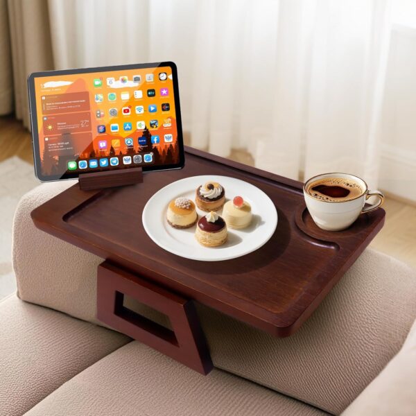 Couch Tray & Sofa Armrest Table – Multi-Functional Arm Trays for Couch, Perfect Sofa Arm Tray for Snacks & Drinks Couch Tray & Sofa Armrest Table – Multi-Functional Arm Trays for Couch, Perfect Sofa Arm Tray for Snacks & Drinks