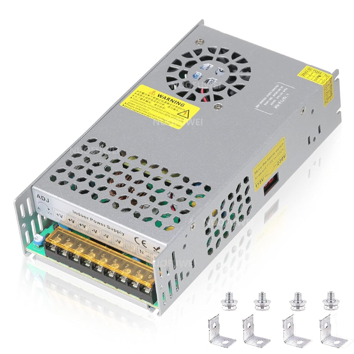 DC 12V 50A 600W Power Supply – 110V AC to 12V DC Converter for Motor, Pump, CCTV, Security Camera, Car Stereo, 3D Printer and More