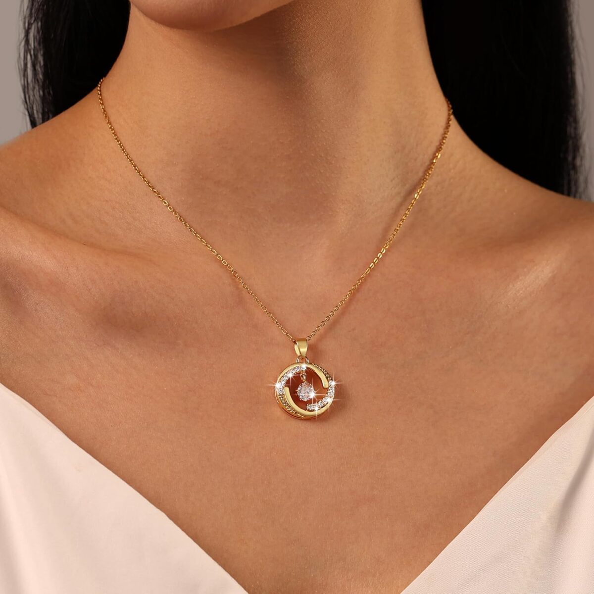 Dainty Gold Necklace for Women 18K Real Gold Plated Necklace White Gold Cross Silver Necklace Cubic Zirconia Necklace Birthday Gifts for Women Jewelry Dainty Gold Necklace for Women, 18K Real Gold Plated Necklace, White Gold Cross Silver Necklace, Cubic Zirconia Necklace, Birthday Gifts for Women Jewelry