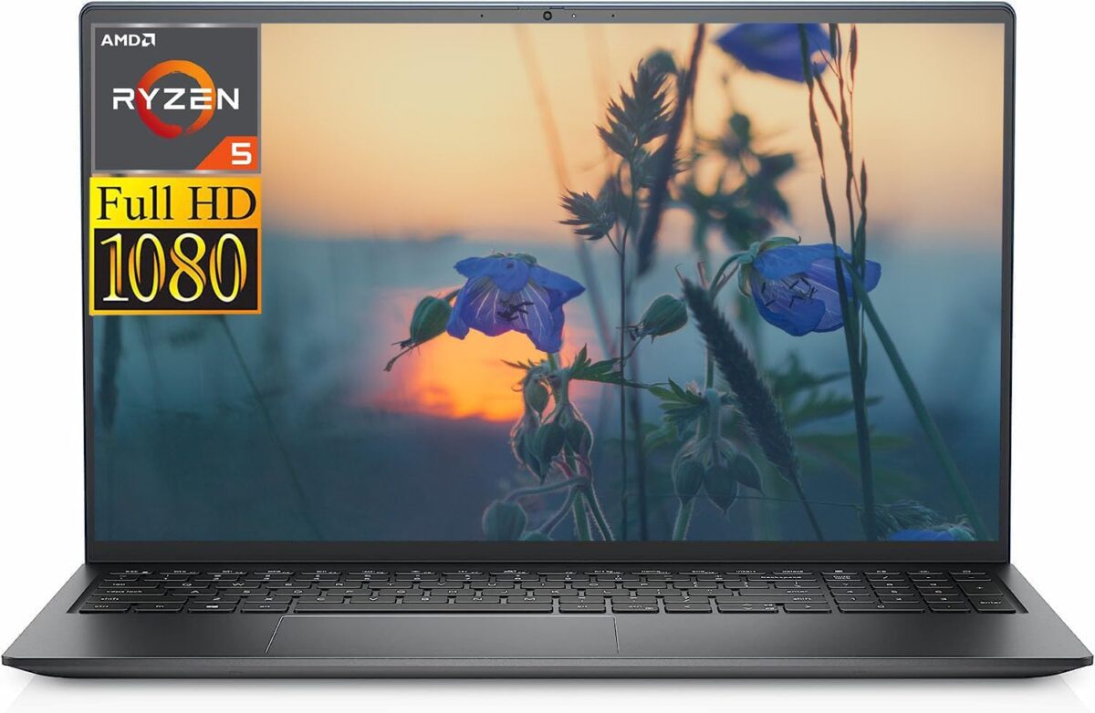 Dell 2023 Inspiron 15 3525 Laptop, 15.6″ FHD Display, AMD Ryzen 5 5500U Processor up to 4GHz, 8GB RAM, 512GB SSD, AMD Radeon Graphics, Wi-Fi, Bluetooth, Windows 11 Home