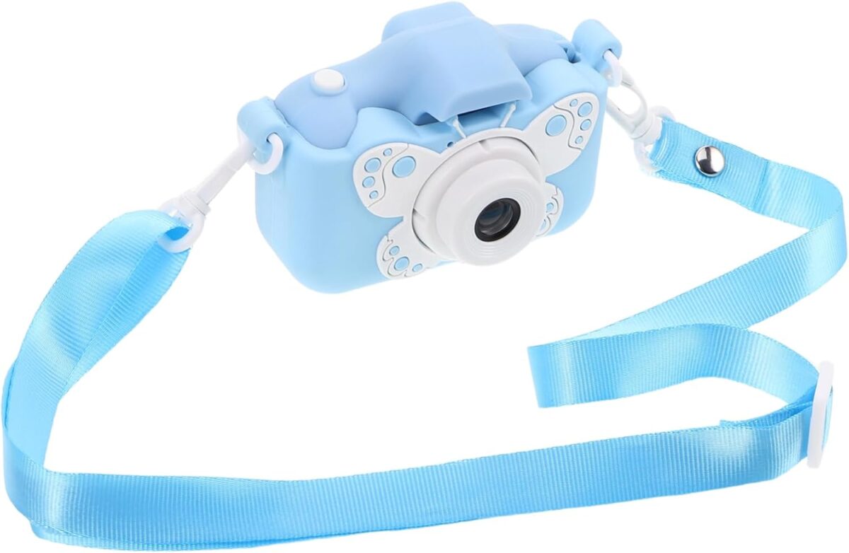Digital Camera with Dual Lenses Cartoon DSLR for Photos and Videos Portable Design for Beginners Easy to Use Digital Camera