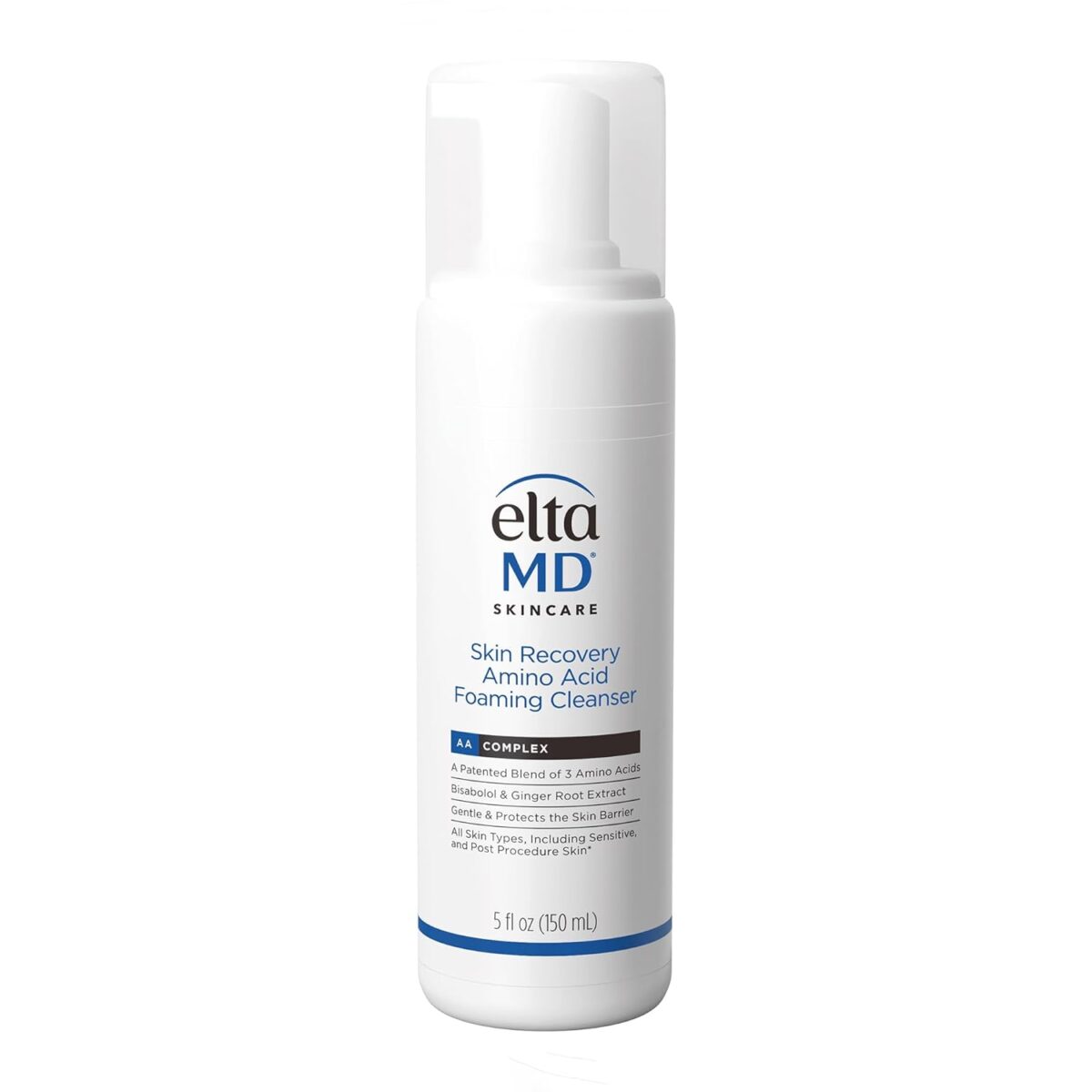 EltaMD Skin Recovery Amino Acid Foaming Facial Cleanser, Gentle Face Cleanser for Sensitive Skin