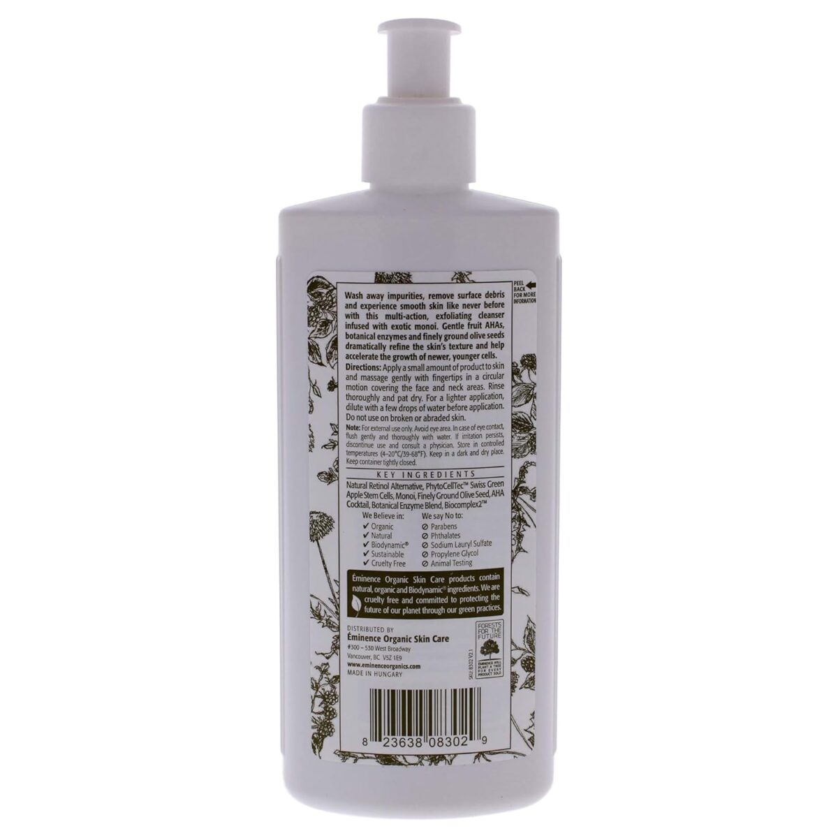 Eminence Age Corrective Monoi Exfoliating Cleanser Treatment Beauty Skin Unscented 8.4 Fl Oz Eminence Age Corrective Monoi Exfoliating Cleanser Treatment Beauty Skin, Unscented, 8.4 Fl Oz