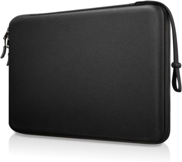 FINPAC Hard Laptop Sleeve Case for 13 inch MacBook Air M4 2025 M3 2024, 14 inch MacBook Pro M4/M3/M2/M1 A2918 A2992 A2779 A2442, 13” Air/Pro, Waterproof Case for Dell, Surface Laptop, HP, Acer, Black