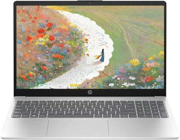 HP 15.6″ HD Touch-Screen Laptop, Intel i5-1235U, 10 Cores, 16GB Memory, 512 PCIe GB SSD, Windows 11 Home in S Mode, Bluetooth, Wi-Fi, Natural Silver with TWE Accessories