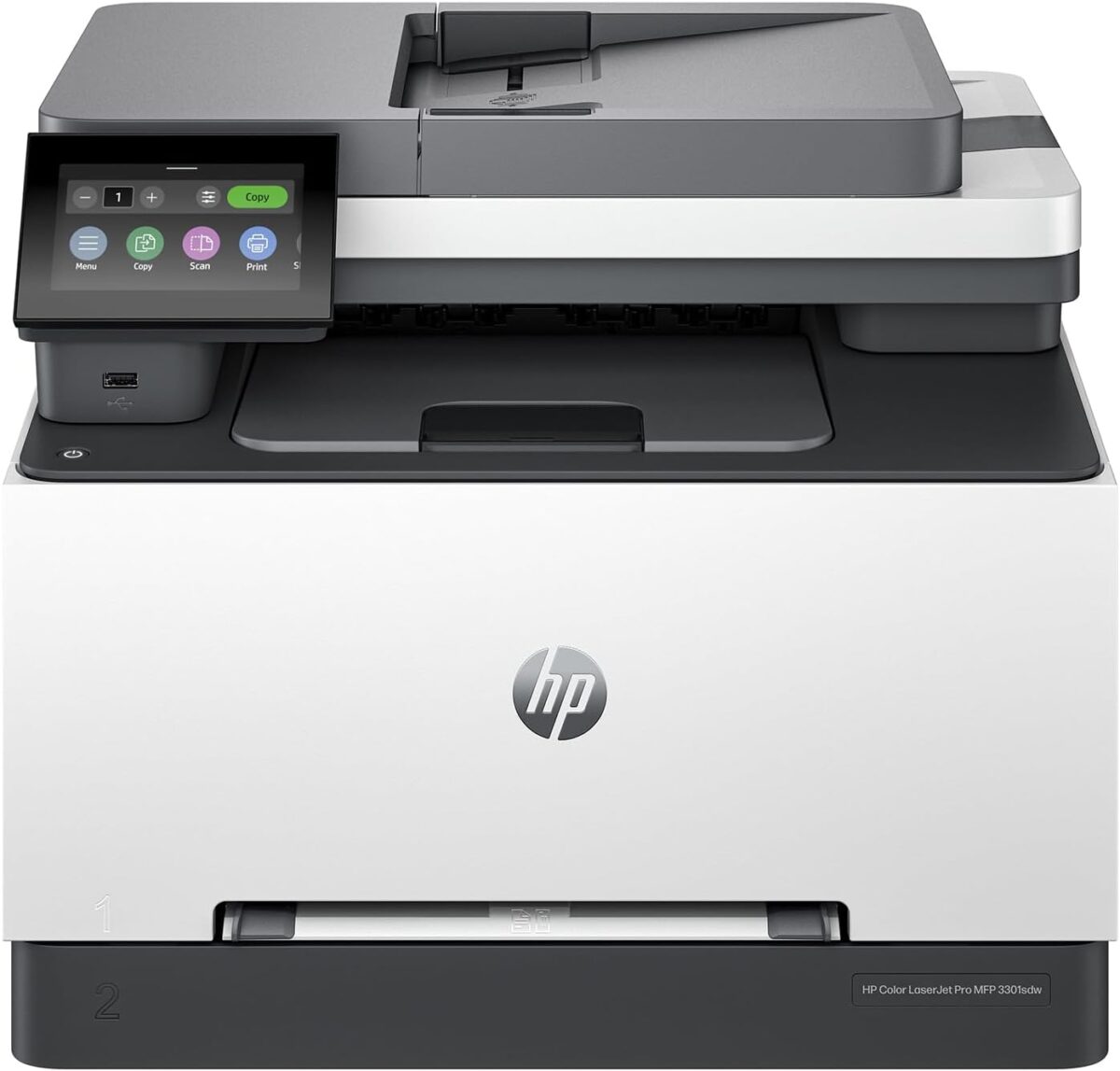 HP Color Laserjet Pro MFP 3301sdw Wireless All-in-One Color Laser Printer, Scanner, Copier, Best-for-Office (499Q3F)