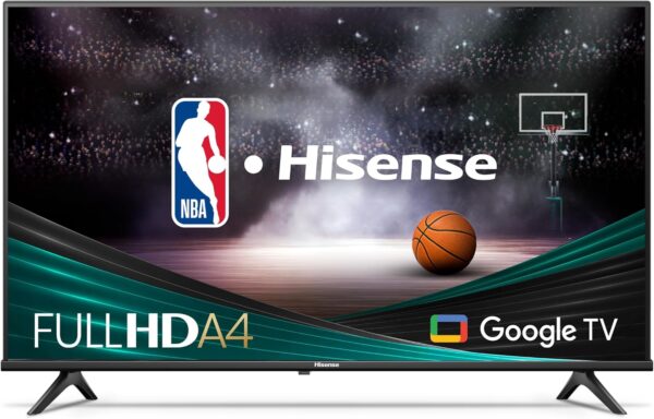 Hisense 32-Inch Class A4 Series FHD 1080p Google Smart TV (32A4K, 2023 Model) – DTS Virtual: X, Game & Sports Modes, Chromecast Built-in, Alexa Compatibility (Renewed)