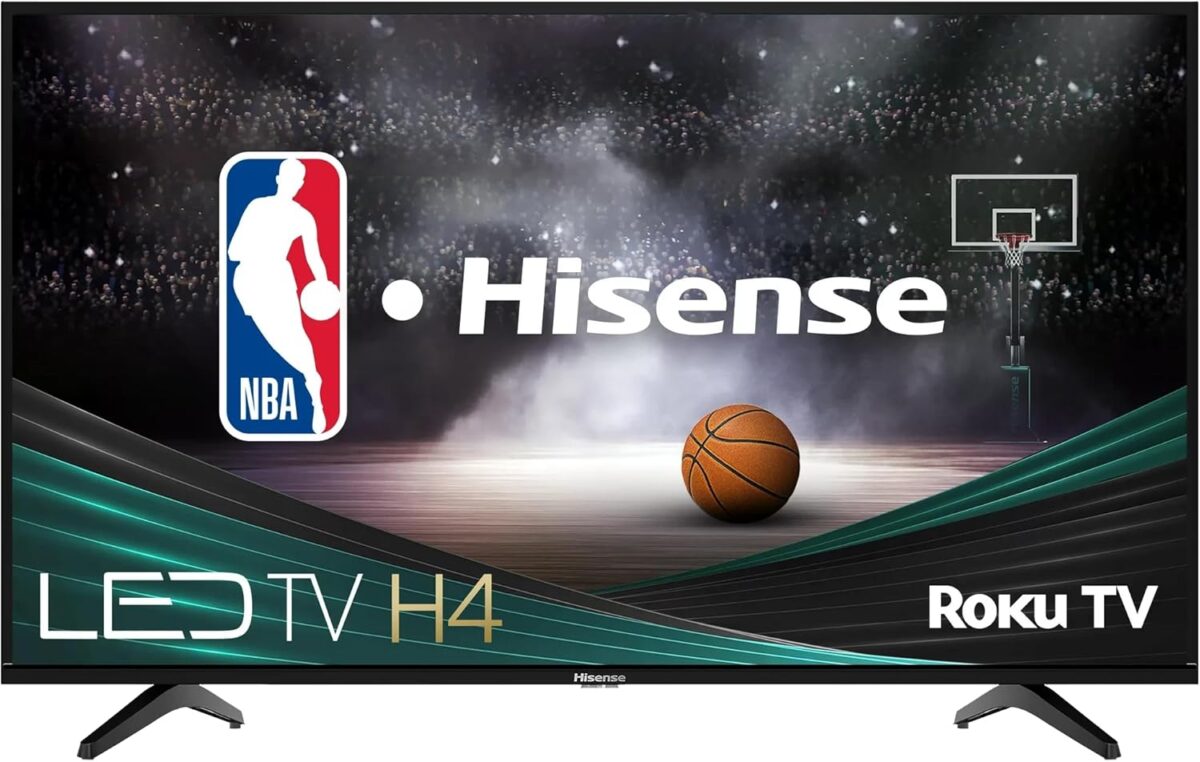 Hisense 40″ Class FHD (1080P) Roku Smart TV LED DTS TruSurround, IPS, 120 Motion Rate, Game Mode 40H4030F (Renewed)