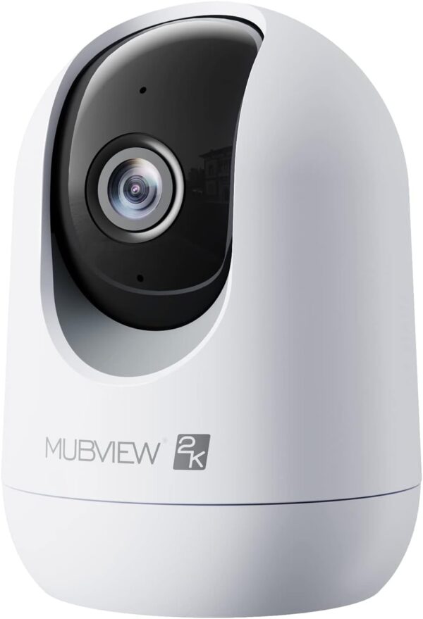 Indoor Security Camera 2K, Pet Camera with Phone App, WiFi Cameras for Home Security Camera for Dog/ Baby Monitor/Elder Pan Tilt, 5/2.4GHz, 24/7, 2-Way Talk, Human Detection, Motion Tracking, Cloud