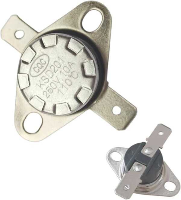 KSD201 110-0 Microwave Thermostat Fuse for GE Microwave Oven Coffee Maker Normally Closed Thermostat