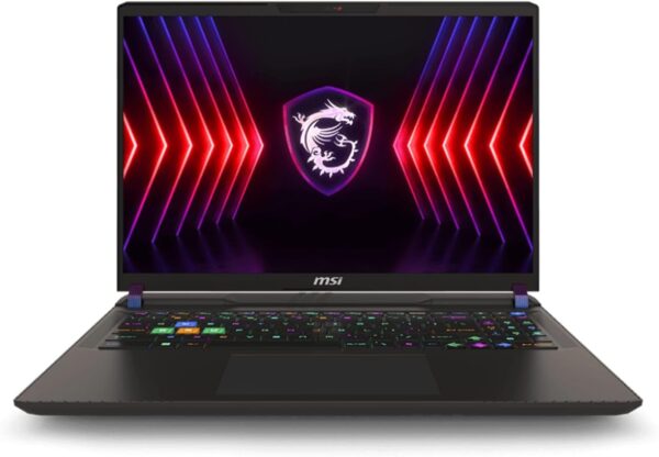 MSI Vector 16 HX A14V Laptop | 16″ 2560×1600 QHD+ | Core i9-14900HX – 1TB SSD Hard Drive – 32GB RAM – Nvidia GeForce RTX 4080 | 24 cores @ 5.8 GHz – 12GB GDDR6X Win 11 Pro Black