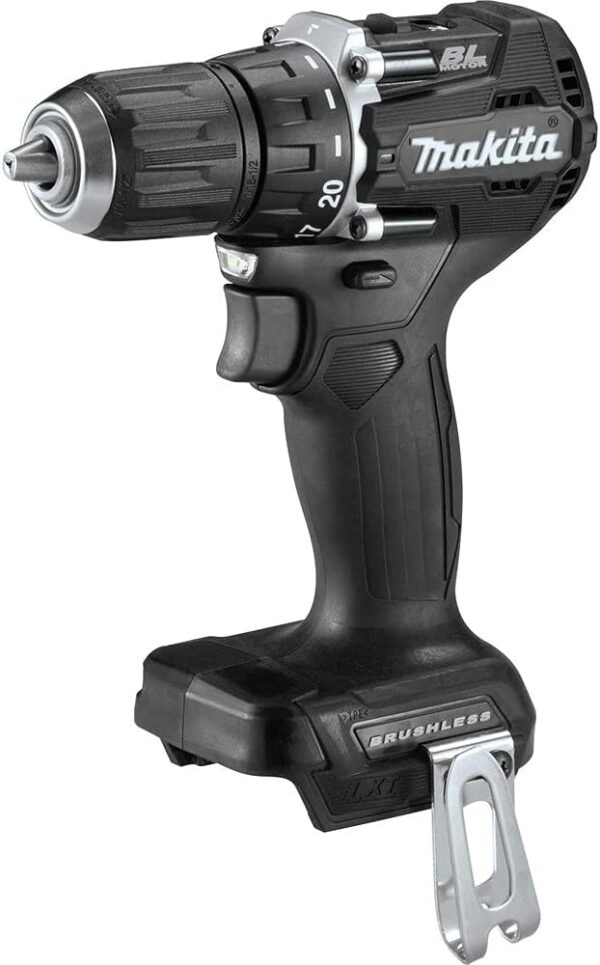 Makita XFD15ZB 18V LXT Lithium-Ion Sub-Compact Brushless Cordless 1/2″ Driver-Drill, Tool Only, Black