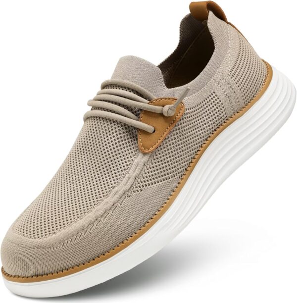 Men’s Arch Support Casual Slip-on Shoes Loafers for Men Non Slip Comfortable Shoes