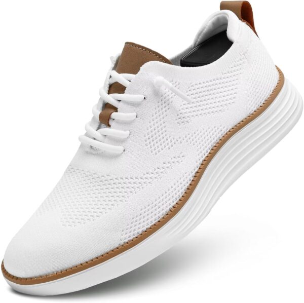 Men’s Casual Dress Sneakers Oxfords Business Mesh Breathable Walking Shoes Tennis Comfortable