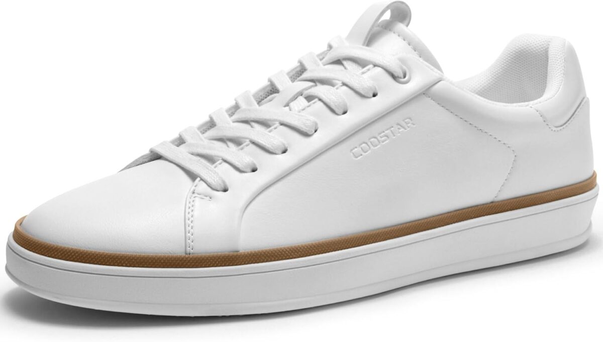 Mens Casual Shoes Comfortable Dress Sneakers Classic Lace-up Shoe Lightweight