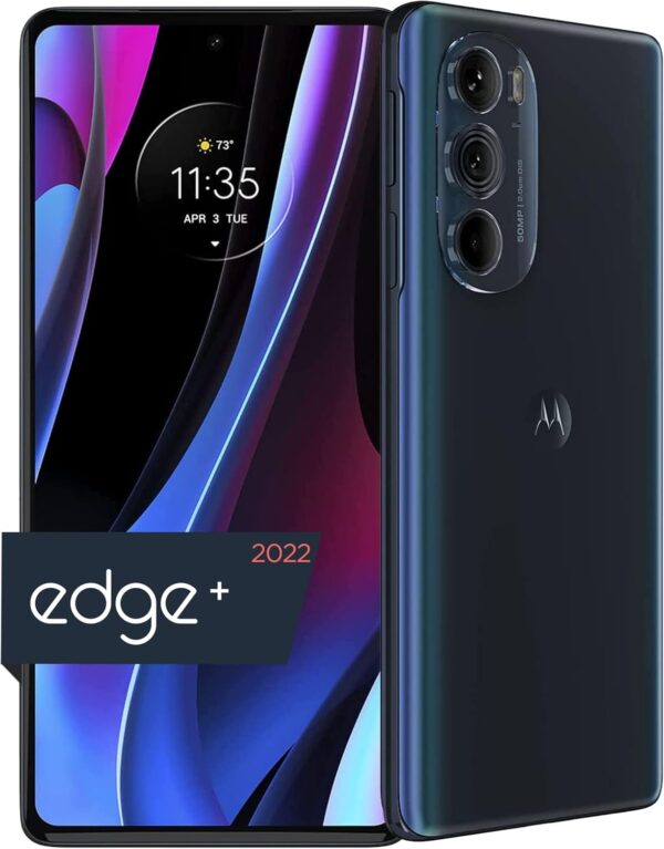 Motorola Edge + |2022| 4800mAh Battery | Unlocked | Made for US 8/512GB | 50MP Camera | Cosmos Blue