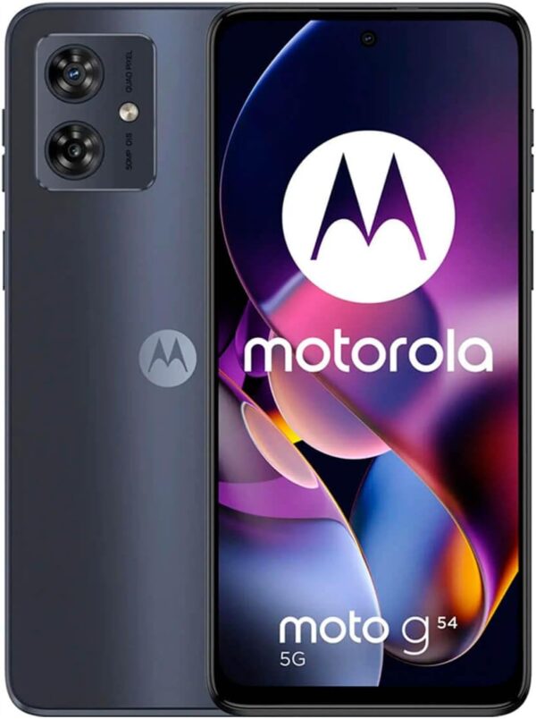 Motorola Moto G54 Power Dual-SIM 256GB ROM + 12GB RAM (GSM only | No CDMA) Factory Unlocked 5G Smartphone (Midnight Blue) – International Version