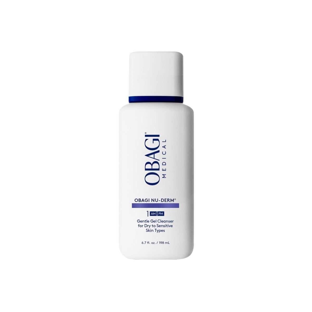 Obagi Medical Nu-Derm Gentle Face Cleanser for Normal to Dry Sensitive Skin – Daily Facial Cleanser Gently Removes Dirt, Oil, Makeup & Impurities