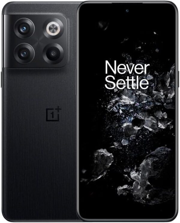 OnePlus 10T 8+128GB 5G Unlocked Android Smartphone 120Hz Fluid AMOLED Display | Triple Camera 50+8+2MP, 16MP | 125W SuperVOOC Charging U.S Version Black