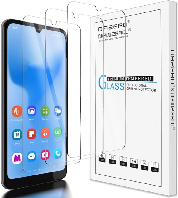 Orzero (3 Pack) Tempered Glass Screen Protector Compatible for Gabb Phone 4 (6.1 inch) Protector De Pantalla 9 Hardness High Definition Bubble-Free (Not for Gabb Phone 4 Pro 6.5 inch)