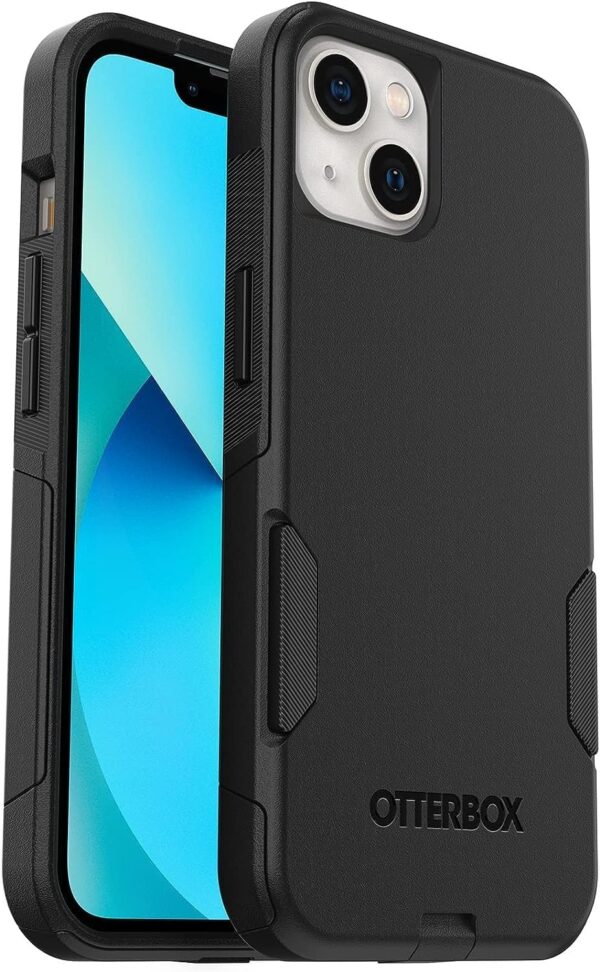 OtterBox iPhone 13 (ONLY) Commuter Series Case – Black, Slim & Tough, Pocket-Friendly, with Port Protection
