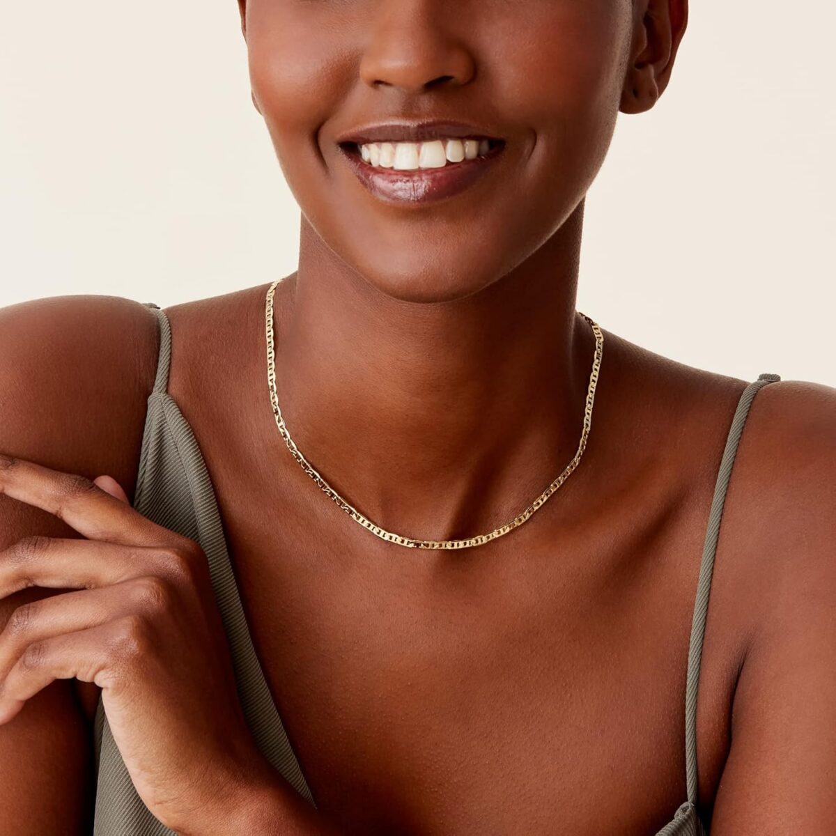 PAVOI 14K Gold Plated Adjustable Link Chain Necklace for Women Box Rope Sphere Bead Serpentine Anchor Mariner Gold Chain Necklaces PAVOI 14K Gold Plated Adjustable Link Chain Necklace for Women | Box Rope Sphere Bead Serpentine Anchor Mariner Gold Chain Necklaces