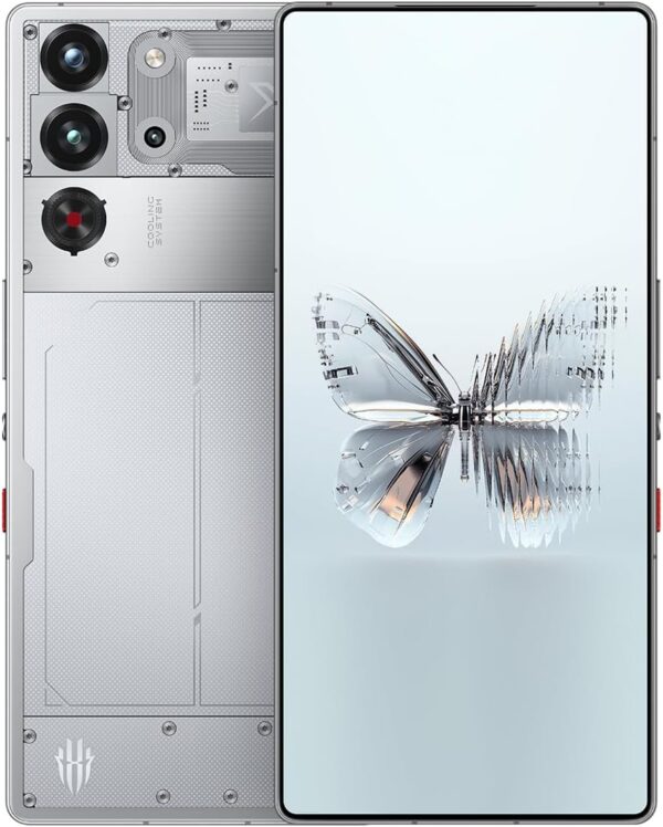 REDMAGIC 10 Pro Smartphone 5G, 144Hz Gaming Phone, 6.85″ FHD+, Under Display Camera, 7050mAh Android Phone, Snapdragon 8 Elite, 16+512GB, 80W Charger, Dual-Sim, US Unlocked Cell Phone Silver