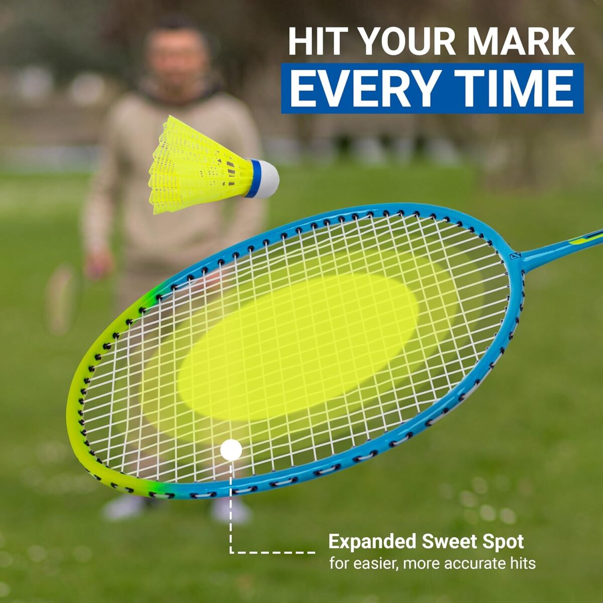 Redfield Badminton Set for Outdoor Backyard Games 2 Badminton Rackets 2 Shuttlecocks Carry Bag Complete Set for 2 Players Redfield Badminton Set for Outdoor Backyard Games - 2 Badminton Rackets - 2 Shuttlecocks - Carry Bag - Complete Set for 2 Players