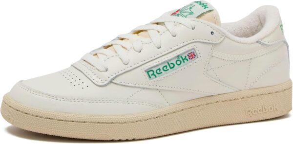 Reebok Club C Vintage Tennis Sneakers for Men, Casual White Mens Shoes, Size 7 to 15