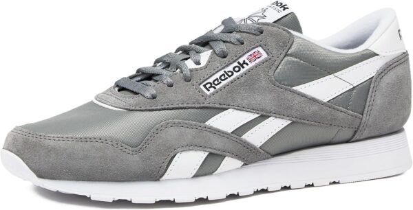 Reebok Mens Classic Cushioned Footbed Faux Leather Running & Training Shoes