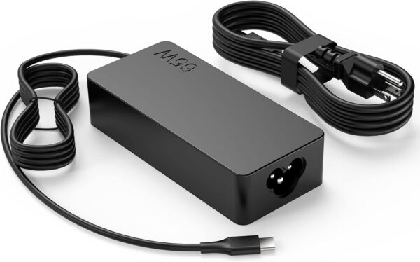 Replacement for Lenovo 65W USB C Charger,fit for Lenovo Thinkpad/Yoga/Chromebook Laptop,T480 T480S C930 C940 100e 300e 500e ADLX65YDC2A ADLX65YLC3D 4X20M26268,65W 45W