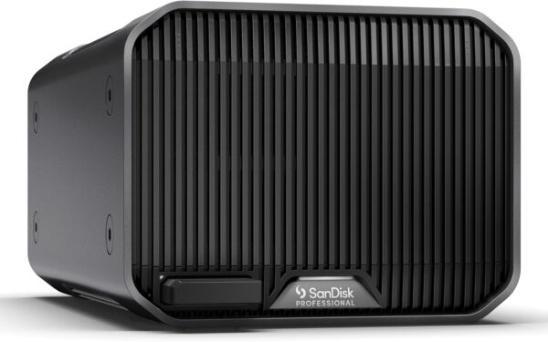 SanDisk Professional 44TB G-RAID Mirror – External HDD, RAID with Redundancy, Thunderbolt 3, USB (10Gbps), 7200RPM Ultrastar Hard Drive, Up to 260MB/s Read in RAID 1 – SDPHH2H-044T-NBAAD