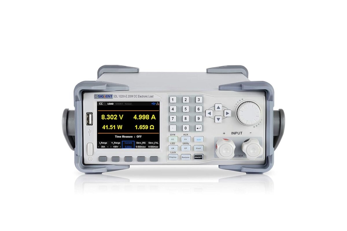 Siglent Technologies SDL1020X-E Programmable DC Electronic Load，1 Channel,150 V/30 A, 200 W