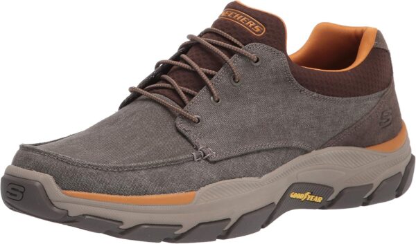 Skechers Men’s Respected-Loleto Moc Toe Bungee Lace Slip On