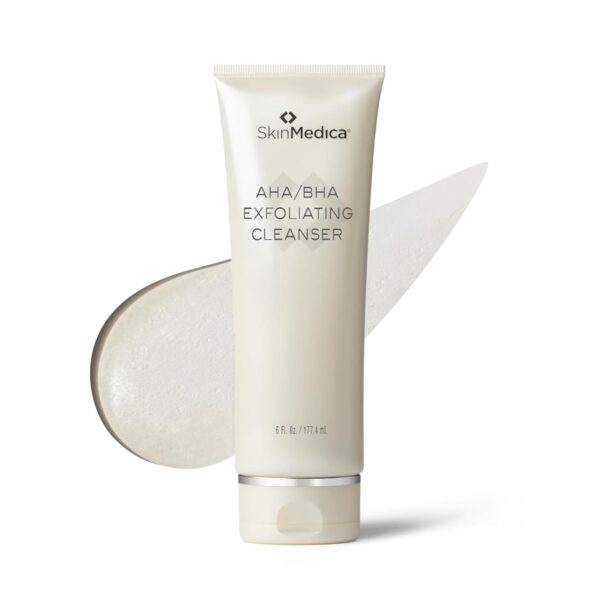 SkinMedica AHA/BHA Exfoliating Cleanser – Gently Scrub Away Dead Skin with Exfoliating Face Wash Cleanser, Improving the Appearance of Skin Tone and Texture, 6 Fl Oz