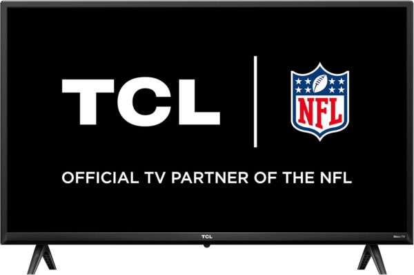 TCL 32″ Class 3-Series HD 720p LED Smart Roku TV – 32S355, Black