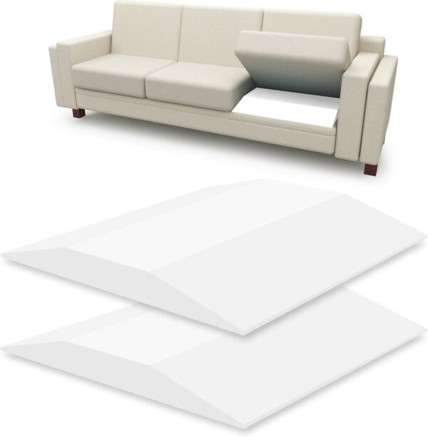 Tromlycs Sofa Couch Cushion Support for Sagging Seat Trapezoidal Furniture Seat Under Cushion Sag Repair Set of 2