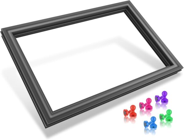 UPGRADED W10436253 WPW10436253 Refrigerator Door Gasket Compatible with Whirlpool Maytag Kenmore Fridge Freezer Door Gasket Replacement Black Freezer Door Gasket For Kitchenaid Refrigerator Door Seal