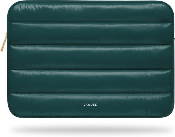 VANDEL – The Original Puffy Laptop Sleeve 13-14 Inch. White Laptop Sleeve for Women. Carrying Case Cover MacBook Pro 14 in, MacBook Air 13 Inch, iPad Pro 12.9, Dell, Asus, HP
