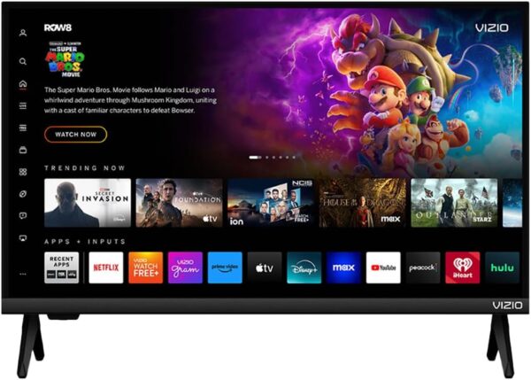 VIZIO 24″ Inches VHD24M-0810 Class V-Series HD (1080p) Smart LED TV – Full Array Backlighting, Smart TV with Apple AirPlay, Chromecast, Alexa Compatibility (Renewed)