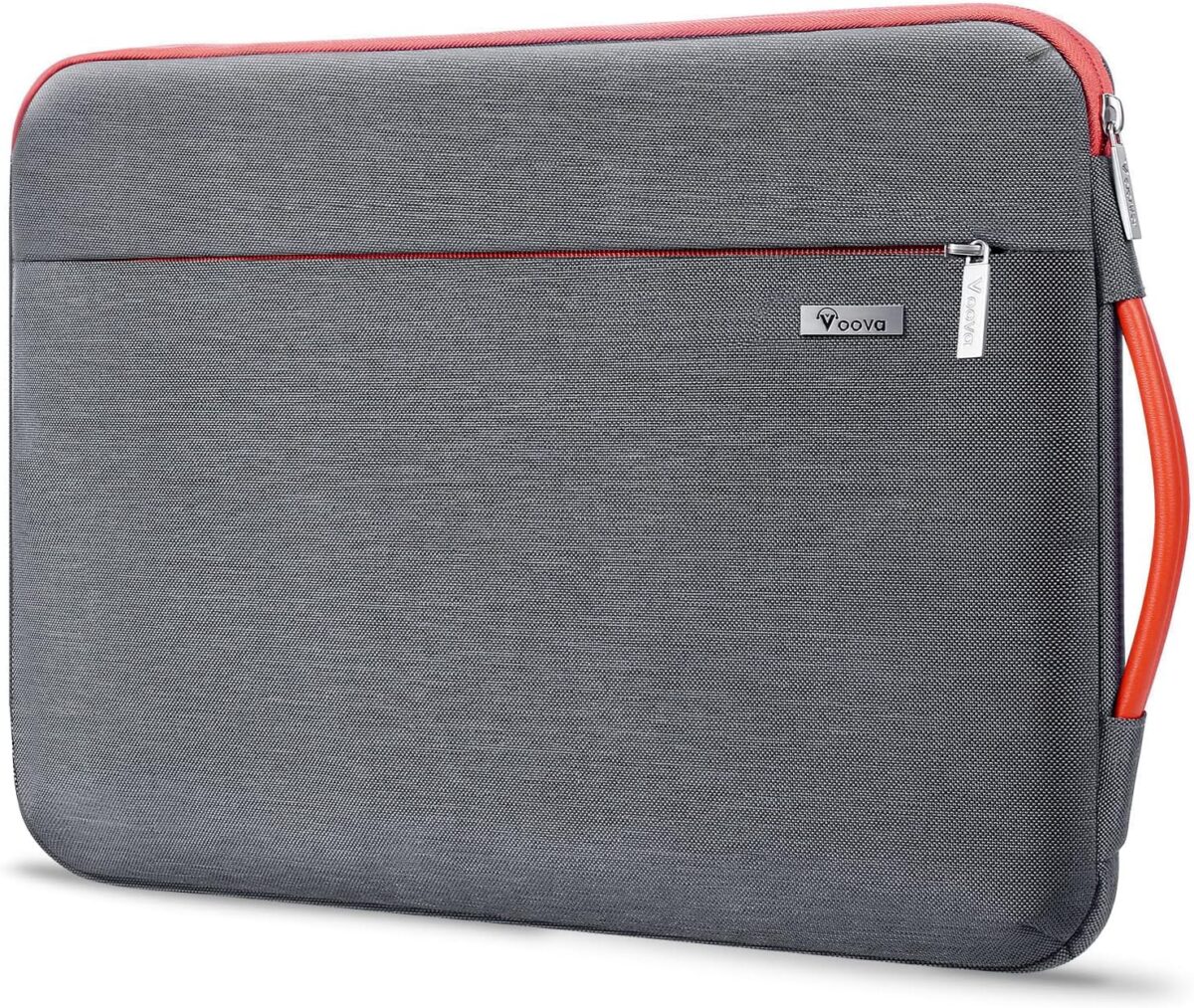 Voova Laptop Sleeve Case 15.6 16 Inch with Handle, 360° Protective Waterproof Slim Computer Bag Cover Compatible with MacBook Pro M2/M3/M4 16, HP Acer Lenovo Yoga ThinkPad Asus Laptop, Grey