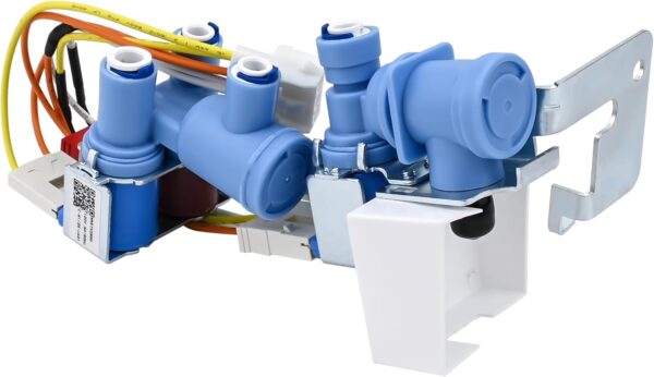 WR57X30890, WR57X30891 Water Inlet Valve Compatible with ge, hotpoint, haier Refrigerator: GNE25JYKGFFS, GNE27JMMAFES, GSS25GMHKCES etc. Isolation Valve and Jumper WR57X26569, AP6891693, PS12727426