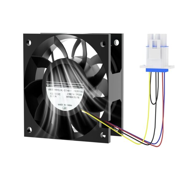 WR60X26866 Evaporator Fan Motor for GE Refrigerator, Replace V80E14MS2A3-57A611, WR60X10341, WR60X10356, WR60X10357, WR60X26030