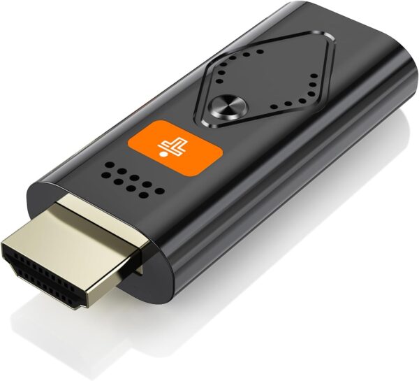 Wireless Display Dongle Adapter | 1080p HDMI Streaming, AirPlay/Miracast, 5GHz WiFi | Plug & Play for Smartphone/PC/TV/Projector