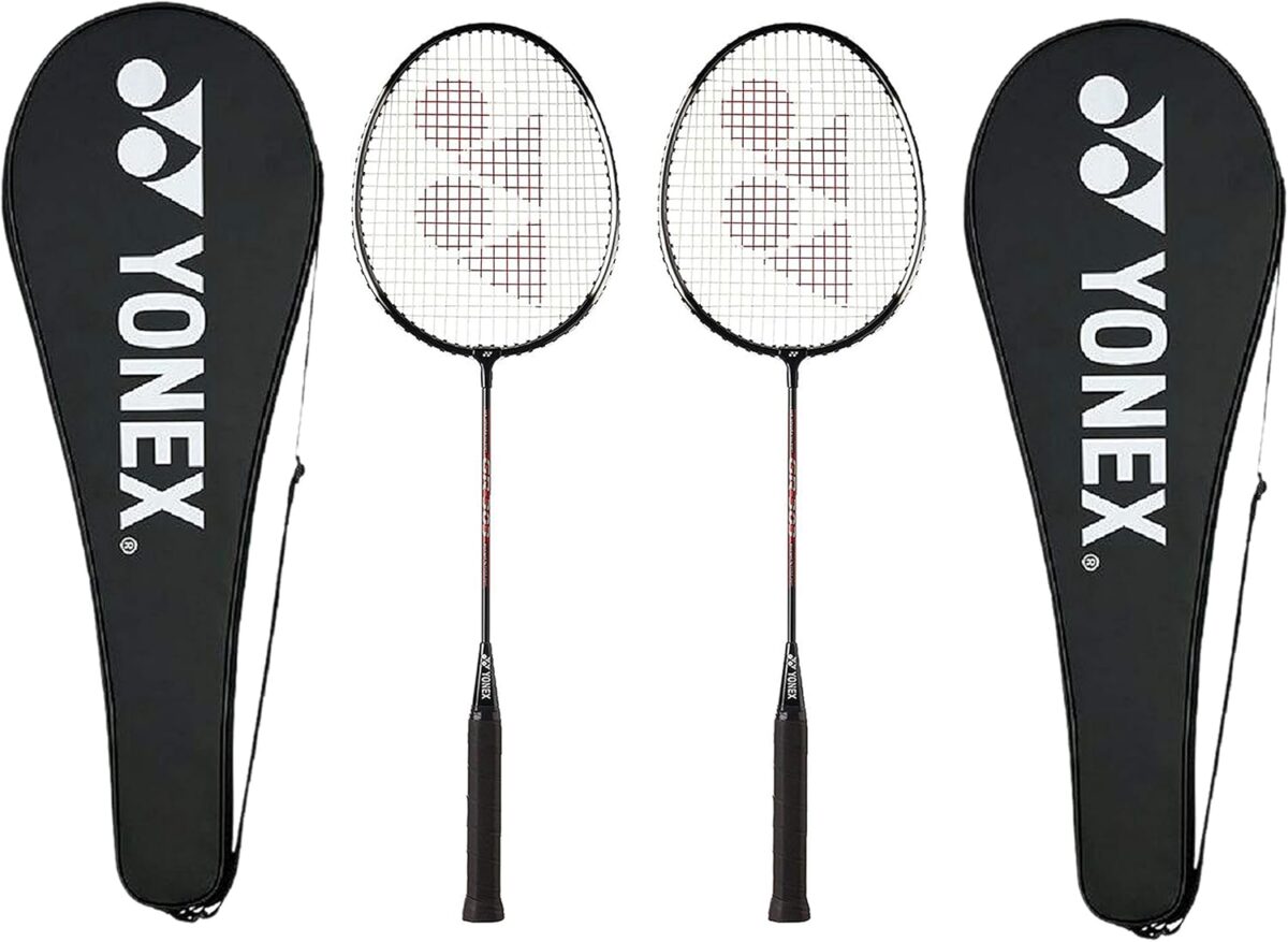 Yonex GR 303 Combo Badminton Racquet with Full Cover, Set of 2