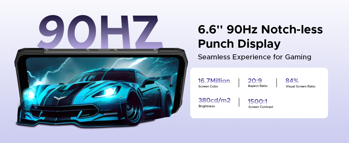 DOOGEE Blade 20 Android 15 Rugged Smartphone,10300mAh/18W Fast,128GB/TF 2TB Octa Core Rugged Phone