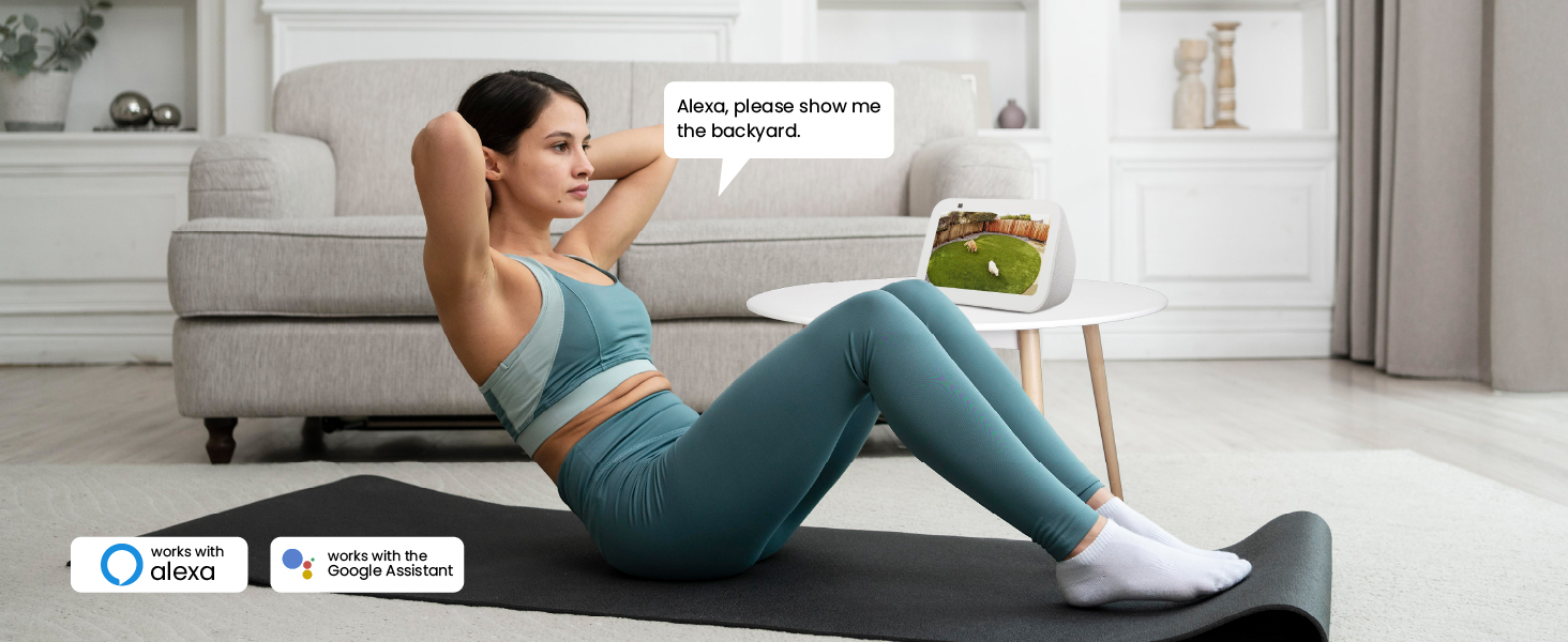 works with Alexa and Google assistant