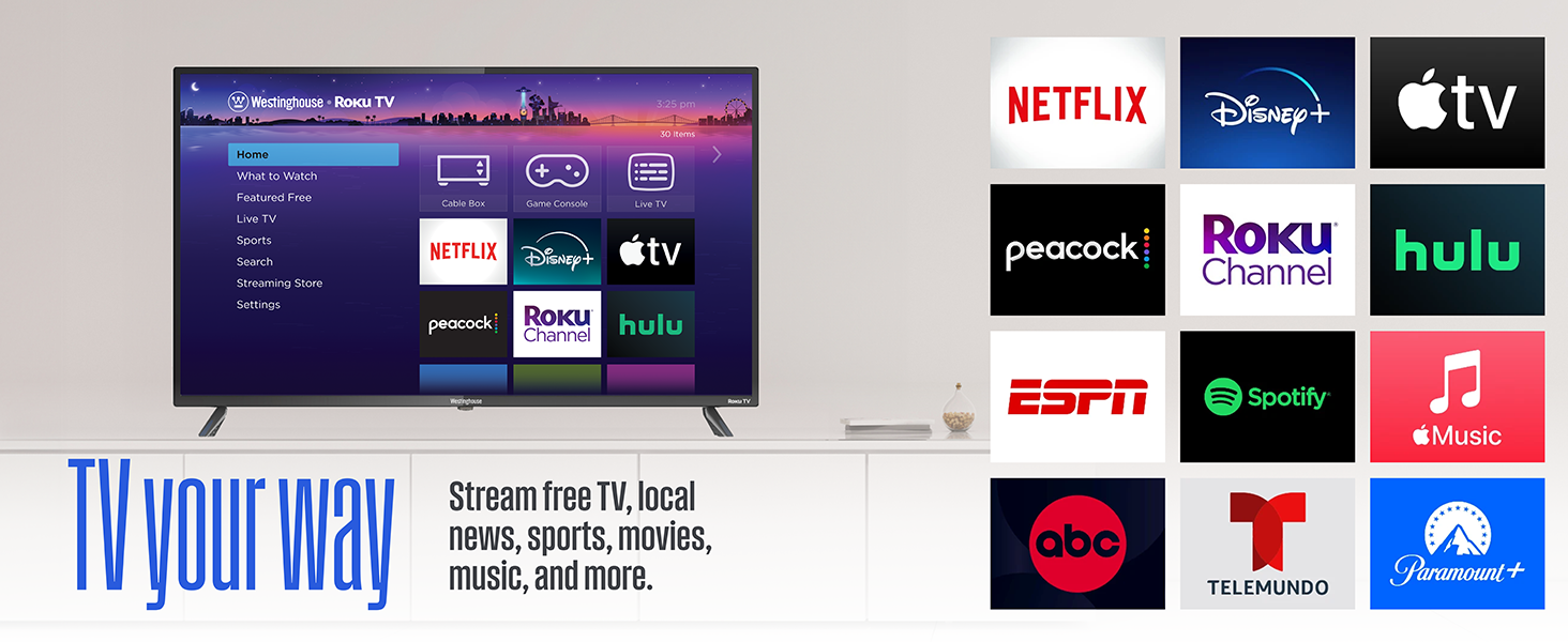 tv your way, HD Roku TV